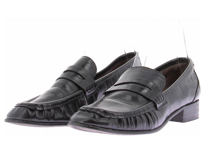 Autre Marque Schwarze Leder Loafer Größe 39