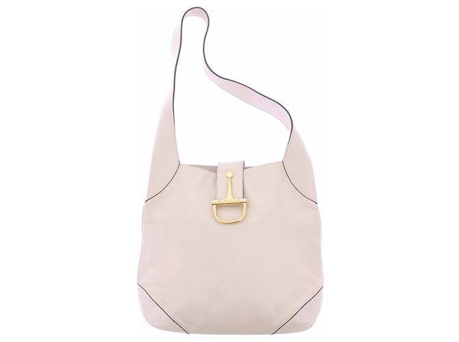 Céline Lederhandtasche Beige Creme