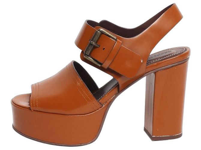 See by Chloé Tan platform sandals - size EU 38