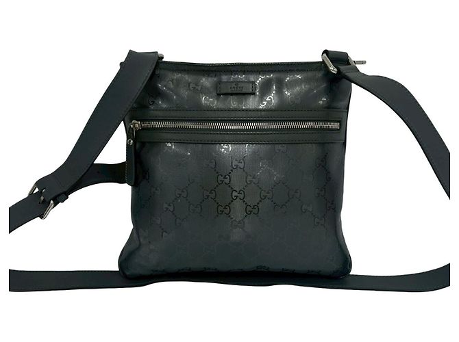 Borsa a Spalla Gucci Imprime GG Pattern Grigia Marrone