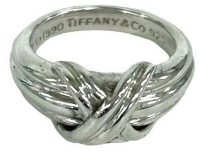 Tiffany & Co Anello Tiffany Vintage Signature Argento