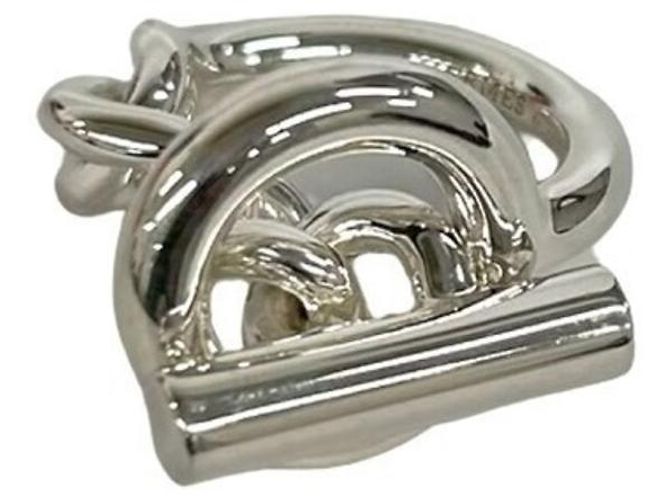 Ring Hermès Anello Croisette HERMES Argento 