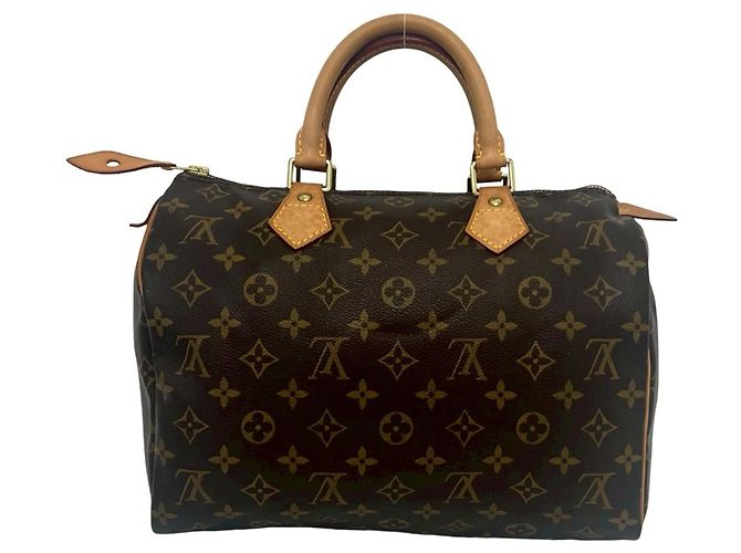 Bolsa Louis Vuitton Speedy 30 Monogram Leather Marrom