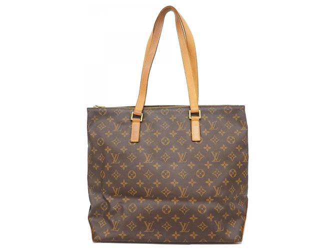 Borsa Tote Louis Vuitton Monogram Cabas Mezzo Marrone