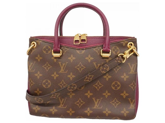 Louis Vuitton Monogram Pallas BB Handtasche Braun Bordeaux