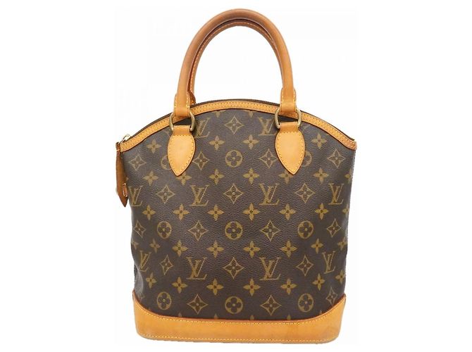 Borsa Louis Vuitton Monogram Lockit Marrone