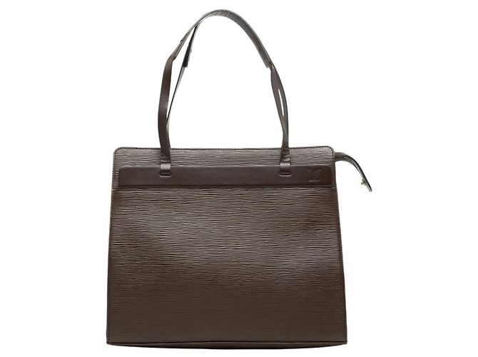 Louis Vuitton Epi Croisette Handbag Brown