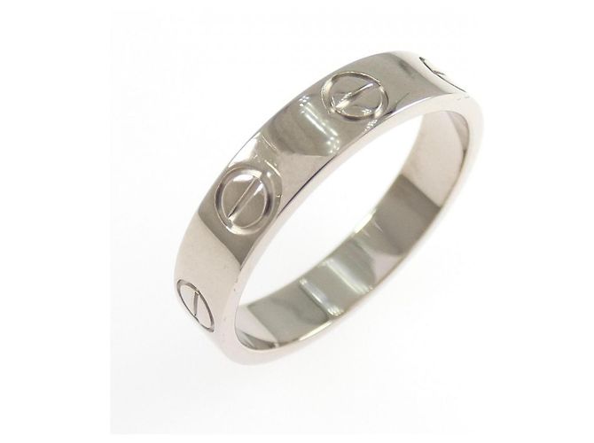 Cartier Mini Love Ring aus Weißgold Golden