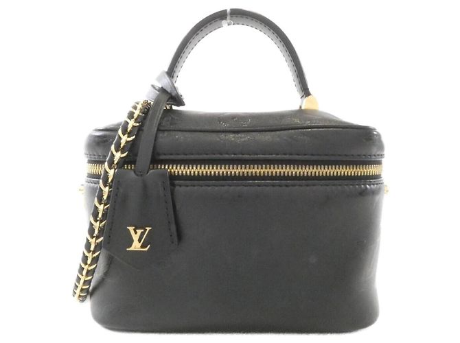 Borsa Louis Vuitton Monogram Ink Vanity PM Nero