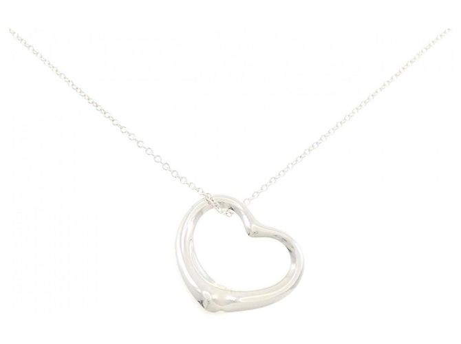 Tiffany & Co Tiffany Open Heart Halskette Silber