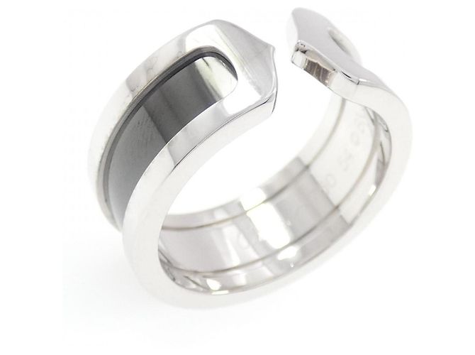 Cartier C2 Band Ring aus Weißgold