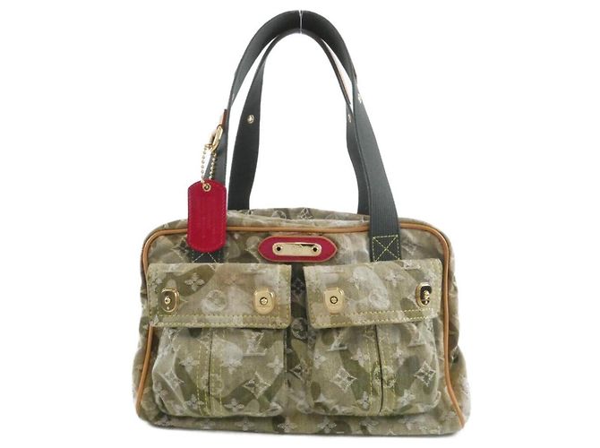 Bolsa de Ombro Louis Vuitton Monogramouflage Denim Jasmine Caqui