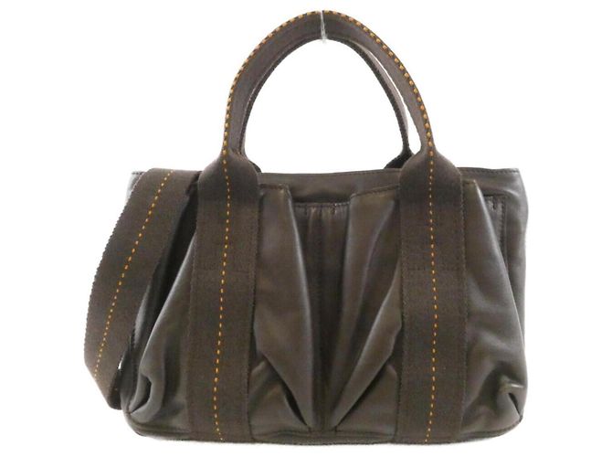 Hermès Bolsa Hermes Caravan Horizontal PM Chocolate