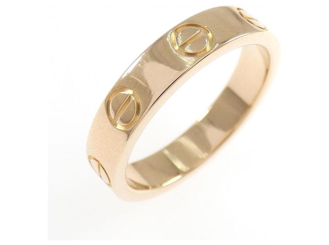 Anel Mini Love da Cartier em ouro rosa