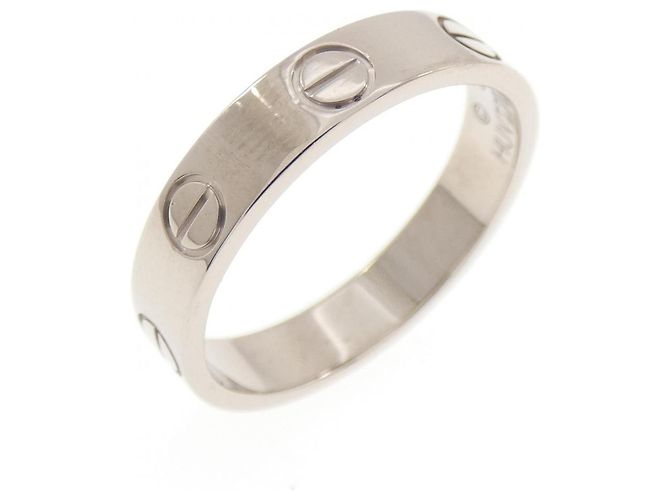 Cartier Mini Love Ring aus Weißgold Golden