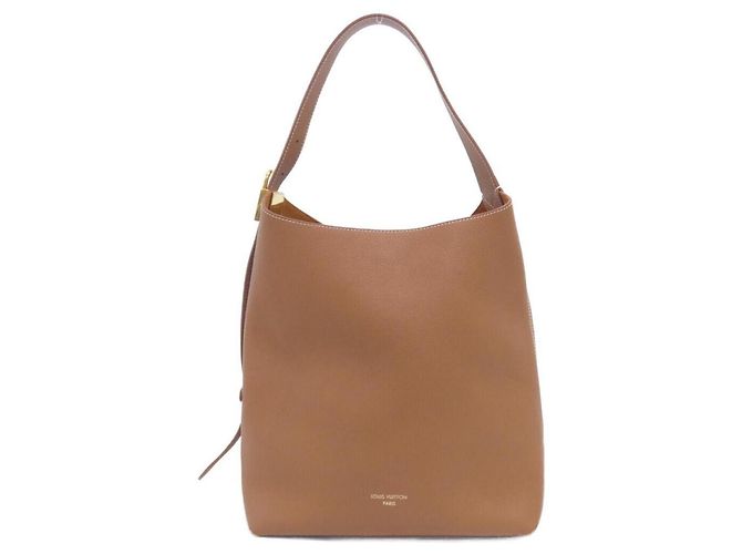 Louis Vuitton Low Key Hobo MM Schultertasche Braun Cognac