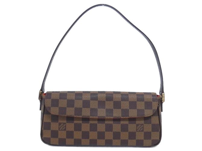 Sac à l'épaule Louis Vuitton Damier Recoleta Damier ebène