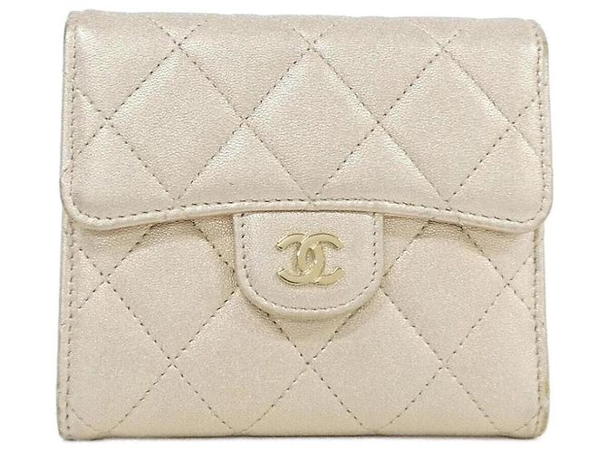 Chanel Timeless Classic Line AP0231 Wallet Golden