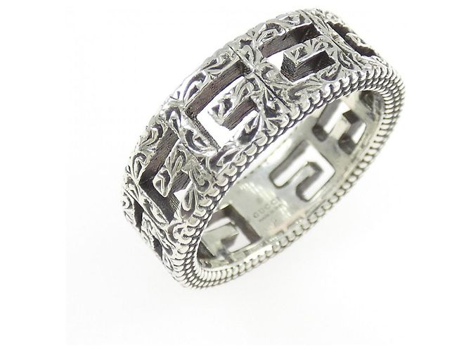Anillo Gucci Square G de plata