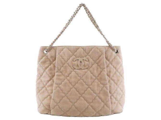 Chanel Hampton Line 66132 Shoulder Bag Beige