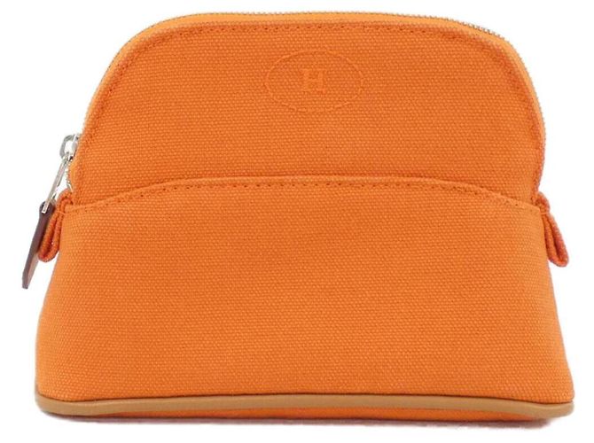 Hermès Bolso Pouch MINI Bolide Hermes Roja Naranja
