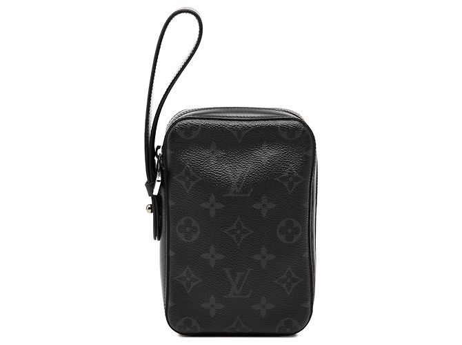 Clutch Box Monogram Eclipse nera Louis Vuitton Nero