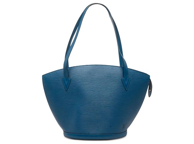 Louis Vuitton Blue Epi Saint Jacques GM Long Strap Bleu