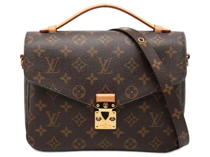 Louis Vuitton Brown Monogram Pochette Metis