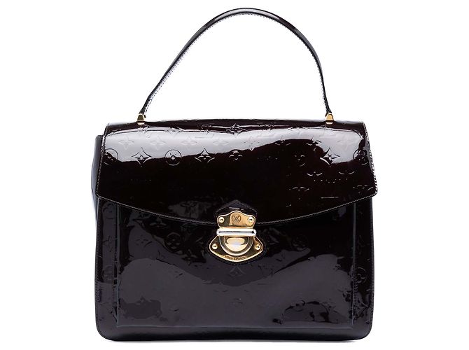 Louis Vuitton Romaine em monograma vernis roxo