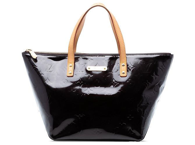 Louis Vuitton Purple Monogram Vernis Bellevue PM Roxo