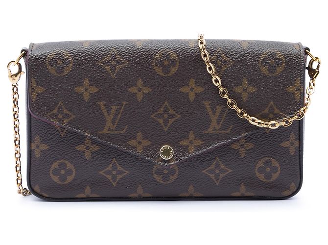 Louis Vuitton Pochette Felicie Marrone Monogram