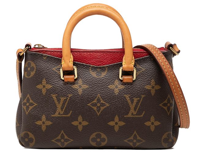 Louis Vuitton Marrom Monogram Nano Pallas