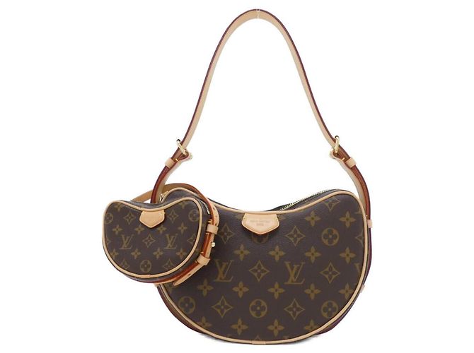 Bolsa de Ombro Louis Vuitton Monogram Croissant M46828 Marrom