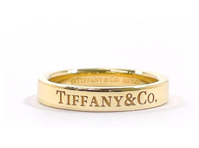 Tiffany & Co. 18K Gelbgold-Flachring Golden