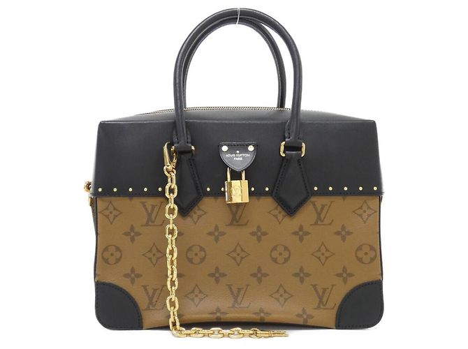 Borsa Louis Vuitton Monogram Reverse City Mall Marrone Monogramma