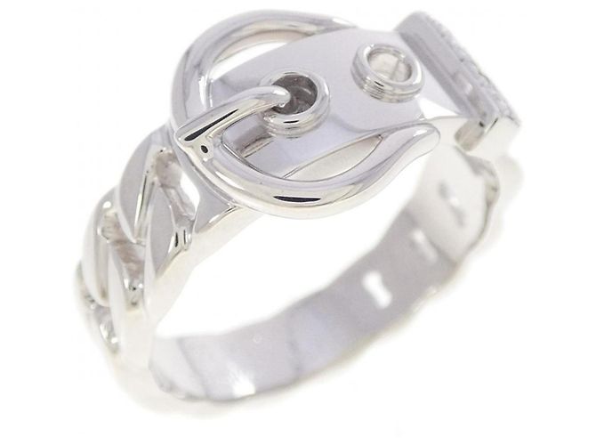 Ring Hermès Anillo Band Boucles Sellier Hermés
