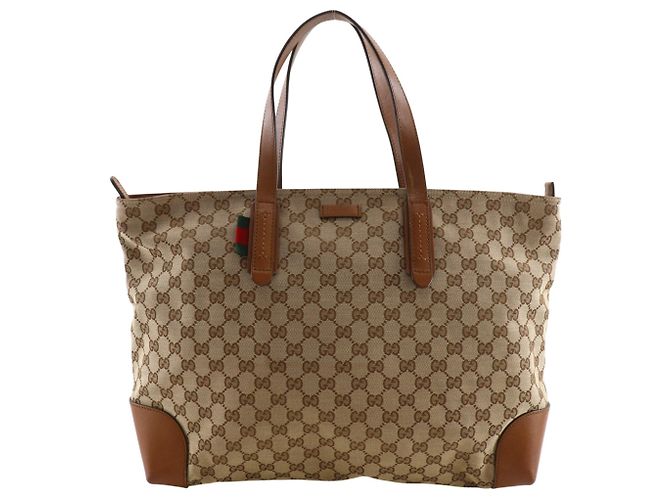 Borsa Tote Gucci Sherry Line Marrone