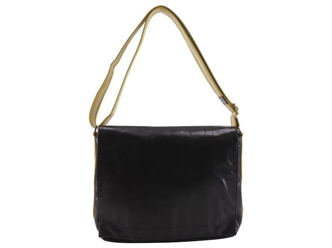 Borsa a tracolla Bally Trainspotting Nero Giallo