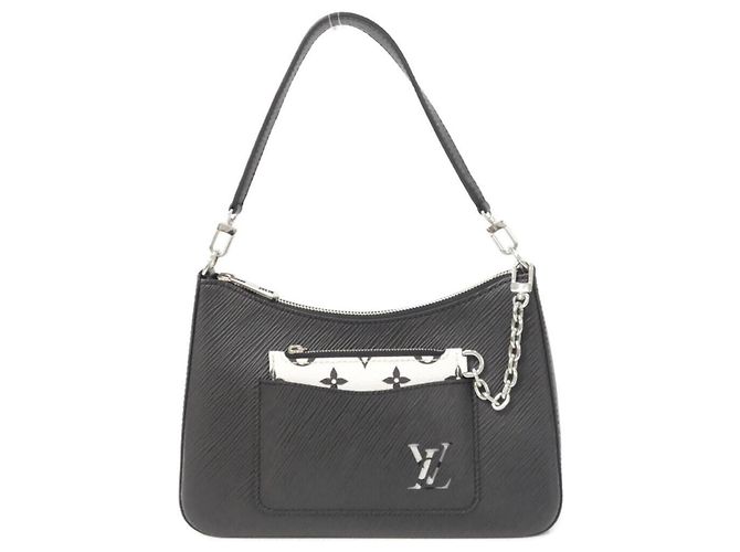 Borsa a Spalla Louis Vuitton Epi Marelle M80689 Nero