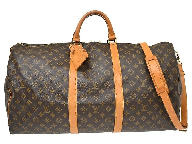 Louis Vuitton Keepall Bandouliere Monogram Canvas 60 Marrom