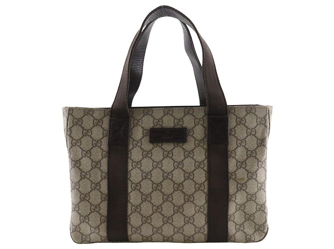 Borsa Tote Gucci GG Supreme Canvas Marrone
