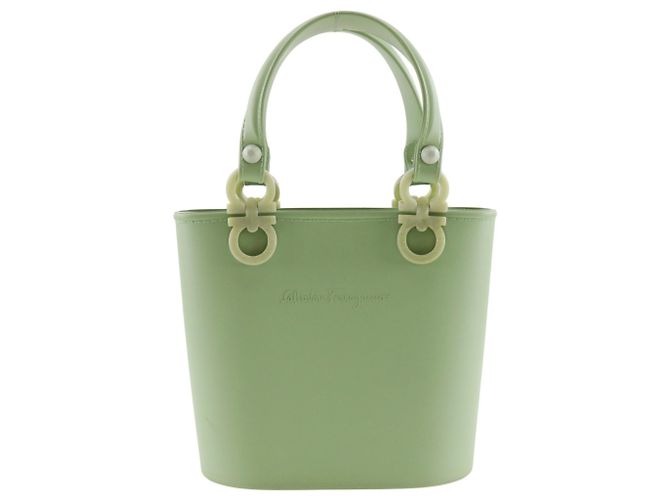 Borsa Salvatore Ferragamo Gancini Verde