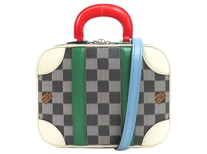 Sac à main Louis Vuitton Damier Canvas Valisette BB Multicolore Damier ebène