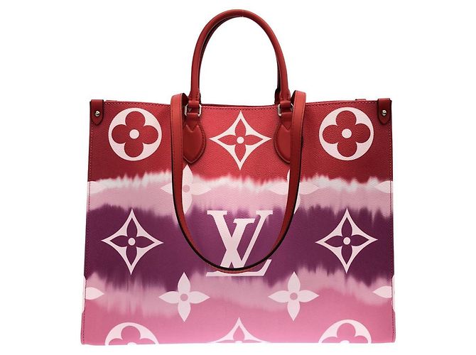 Bolsa Louis Vuitton LV Escale OnTheGo GM Vermelho