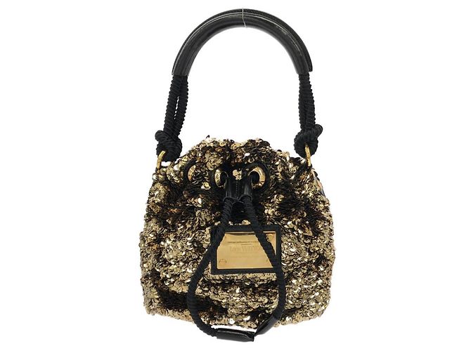 Borsa a Spalla Louis Vuitton Mini Noe Rococo D'oro