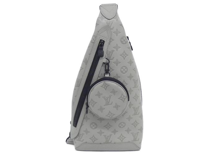Louis Vuitton Monogram Shadow Duo Sling Bag Black