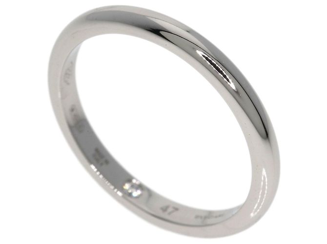 Bulgari Bvlgari Platinum Wedding Inner Diamond Band Ring Hochzeitsring