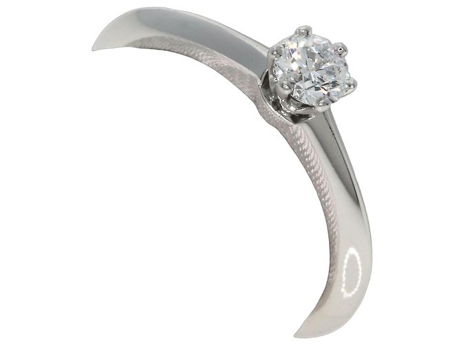 Tiffany & Co. Solitärring aus Platin