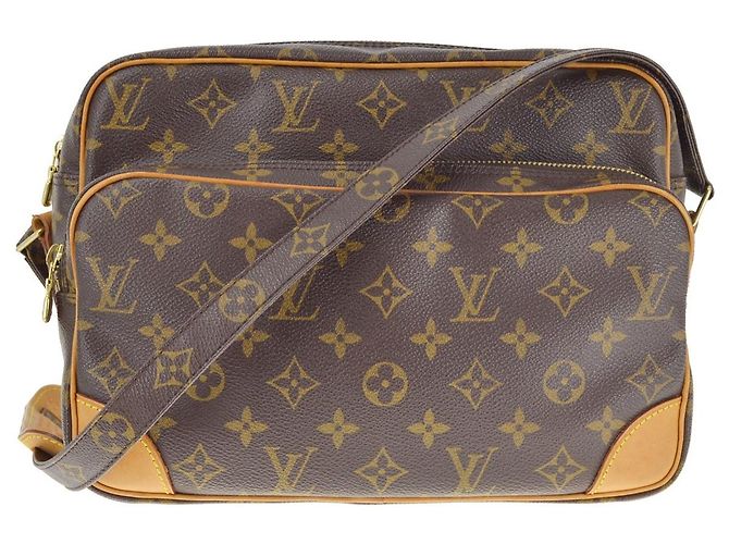 Sac Nil Messenger Louis Vuitton Monogram Canvas 28 Marron