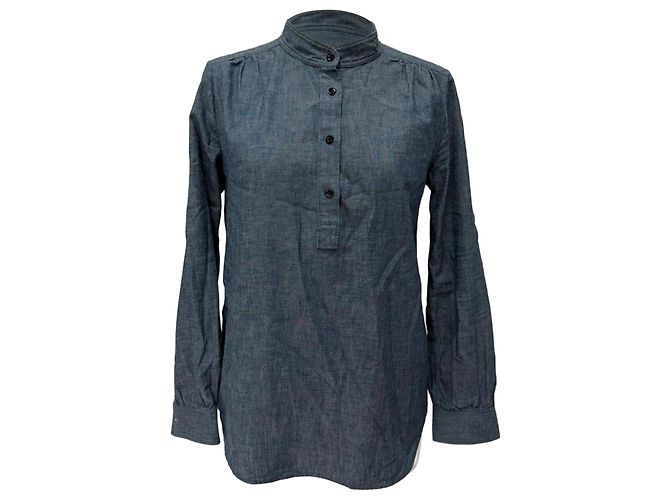Apc Blusa de denim A.P.C. em algodão azul claro